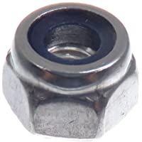Tuerca de seguridad SECCARO M3- acero inoxidable V2A VA A2- DIN 985 - ISO 10511- hexágono- 20 piezas